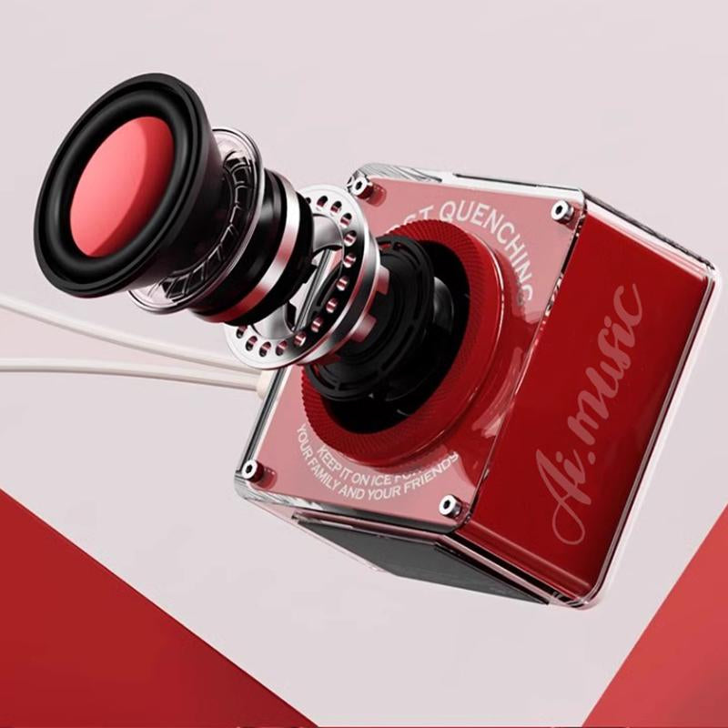 A88 TWS Bluetooth Speaker with Stereo Pairing & Immersive Sound, Loud Portable Wireless Speaker for True 360° Surround Sound at Home, Parties Usb Resonance Subwoofer Active Audio Charger Micr Affordable Drive Smart Family Fuzi Pop Lasting Boombox System