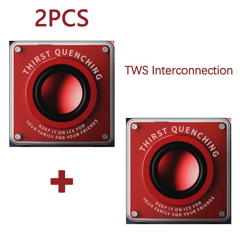 A88 TWS Bluetooth Speaker with Stereo Pairing & Immersive Sound, Loud Portable Wireless Speaker for True 360° Surround Sound at Home, Parties Usb Resonance Subwoofer Active Audio Charger Micr Affordable Drive Smart Family Fuzi Pop Lasting Boombox System